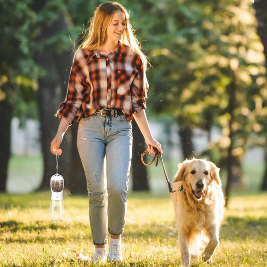 2 in 1 Portable Pet Water Bottle